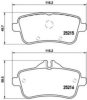 MERCE 0074207820 Brake Pad Set, disc brake